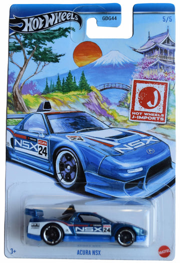 Hot Wheels Acura NSX, J-Imports 5/5 [Blue]