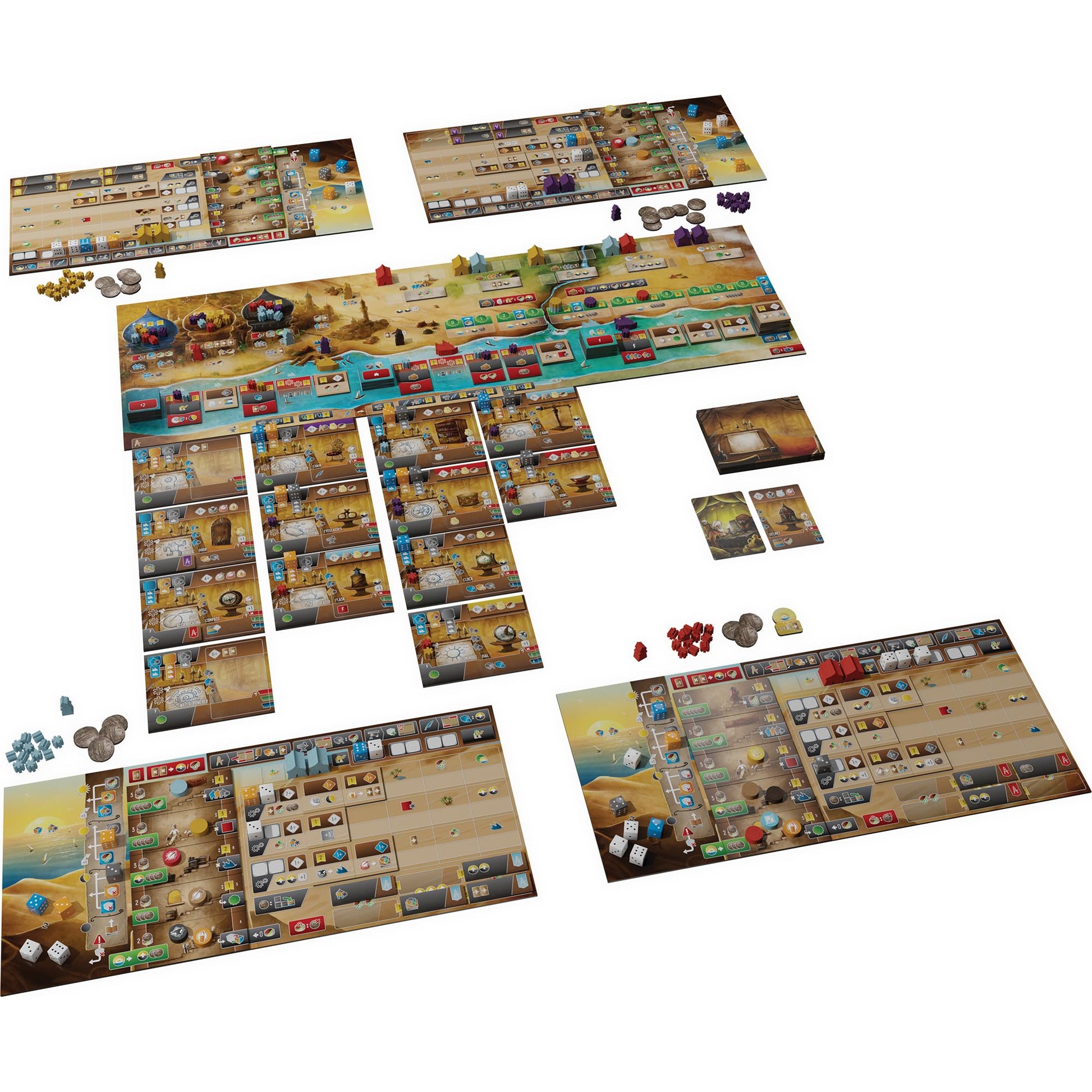 Renegade Game Studios: Inventors of The South Tigris Strategy Board Game, Dice-Building Mechanics, Ages 14+, 1-4 Players, Replayable