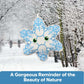 Thunderheads Snowflake Plush, Nature-Inspired Fun Plushie with Educational Card, Soft Collectible Decor,Sustainably Made Weather Gift for Winter Joy