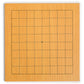 Yellow Mountain Imports Beechwood Veneer 0.4-Inch Etched Beginner's 9x9 Go Game Set Board with Single Convex Melamine Stones - Classic Strategy Board
