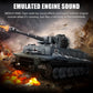 Mould King MOC Tiger Tank Building Blocks Toy, Remote APP Control Military Vehicle Model Construction Block Kits, Adult Collectible Model Tanks Sets