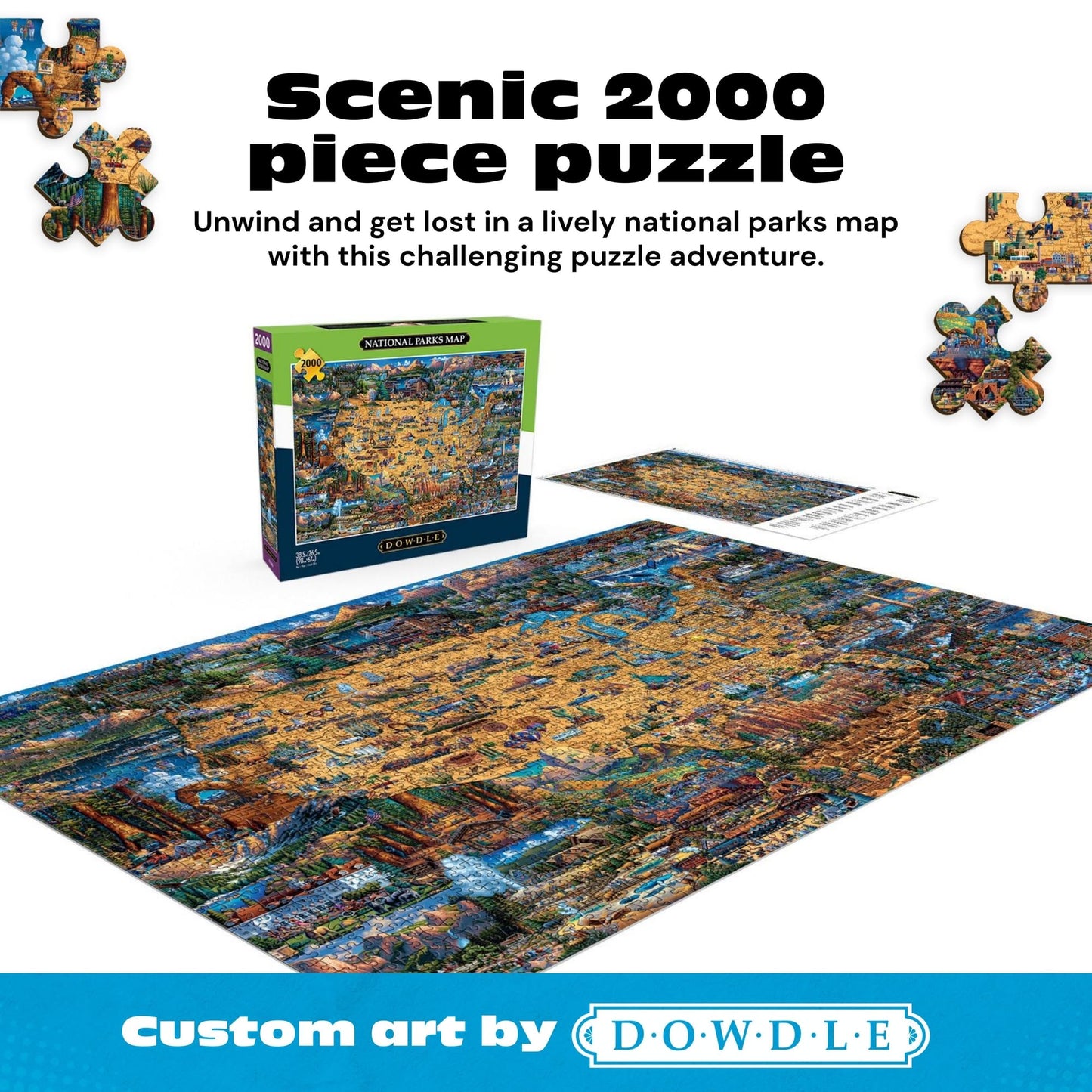Buffalo Games - Eric Dowdle National Parks - 2000 Piece Puzzle for Adults