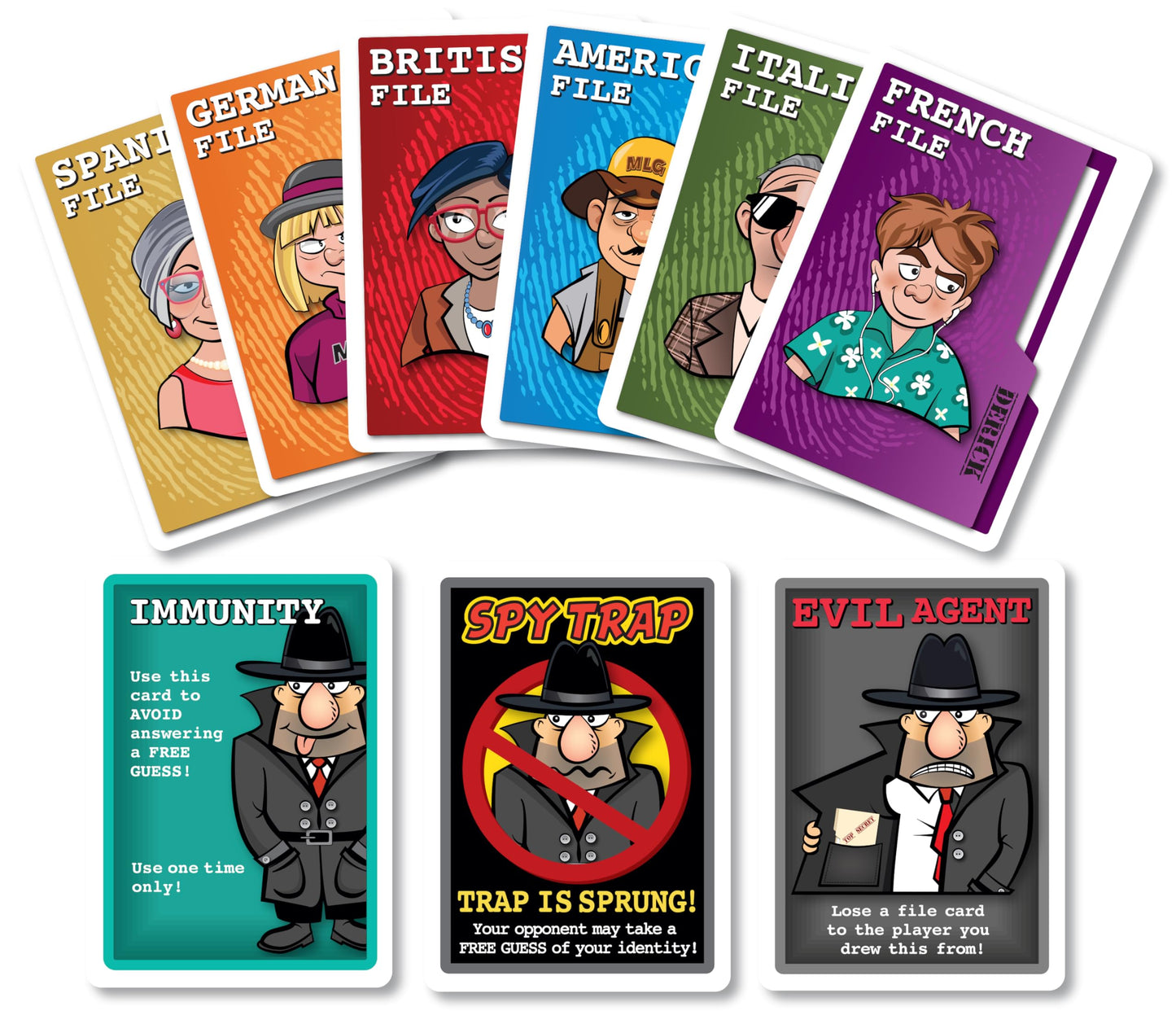SPY Trap: Welcome to the Thrilling World of Espionage! Bluff Your Way Through a high Stakes Bidding Game. Crack Open a File to Reap the Rewards but