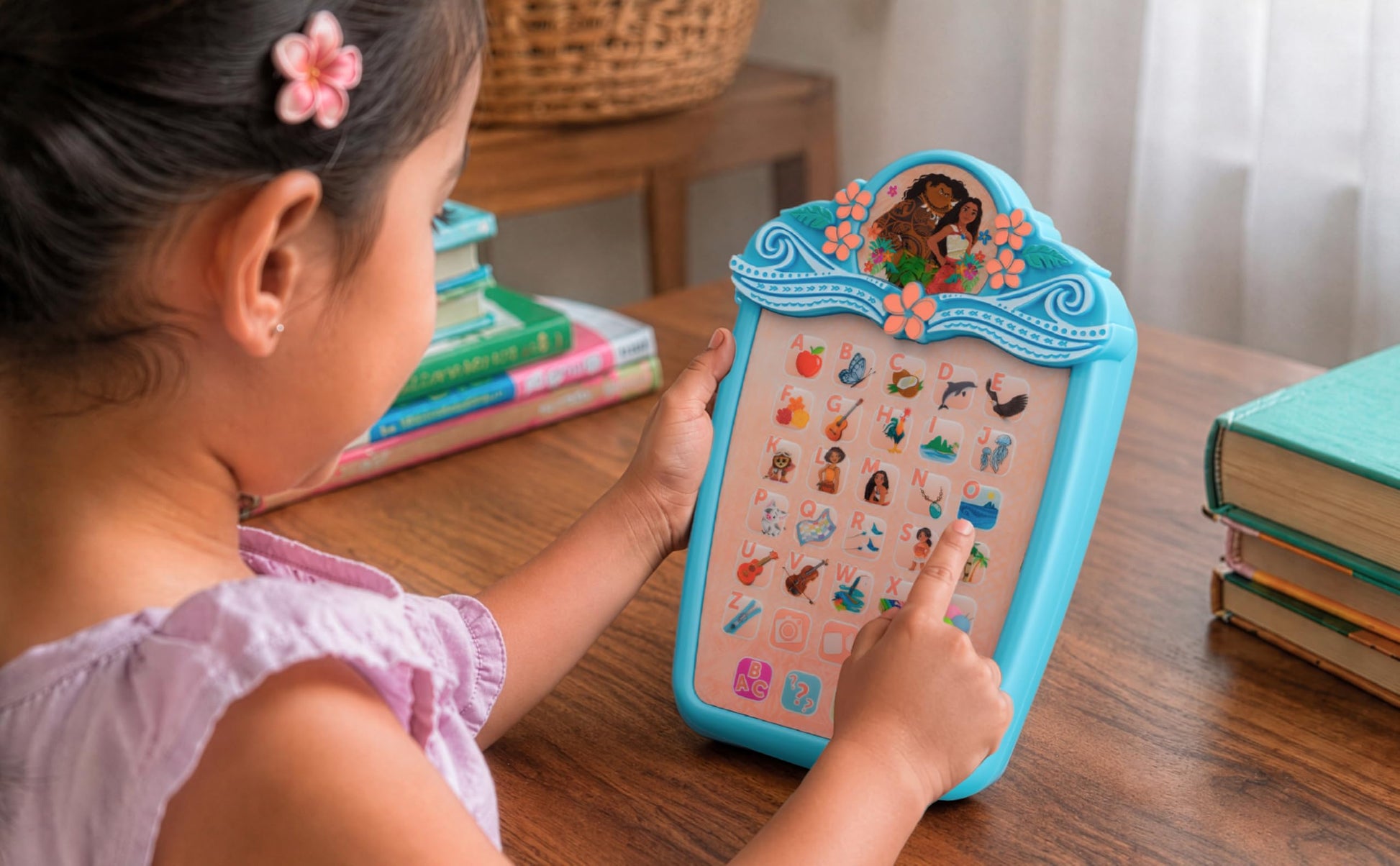 Disney Moana Kids Tablet with Preschool Learning Activities, Toddler Toys for Girls and Fans of Moana Toys