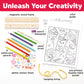 Faber-Castell Paint by Number Sweets - Kids Watercolor Paint by Number Craft (Ages 6+)