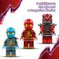 LEGO NINJAGO Kai's Mech Storm Rider Action Figure - Pretend Play Building Toy for Boys and Girls, Ages 7+ - Ninja Toy for Kids with 3 Minifigures