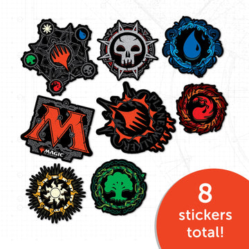 Desert Cactus Magic: The Gathering Stickers Vinyl Decal Laptop Water Bottle Car Scrapbook Sheet Decorations Birthday Favor Party Supplies (2-1)