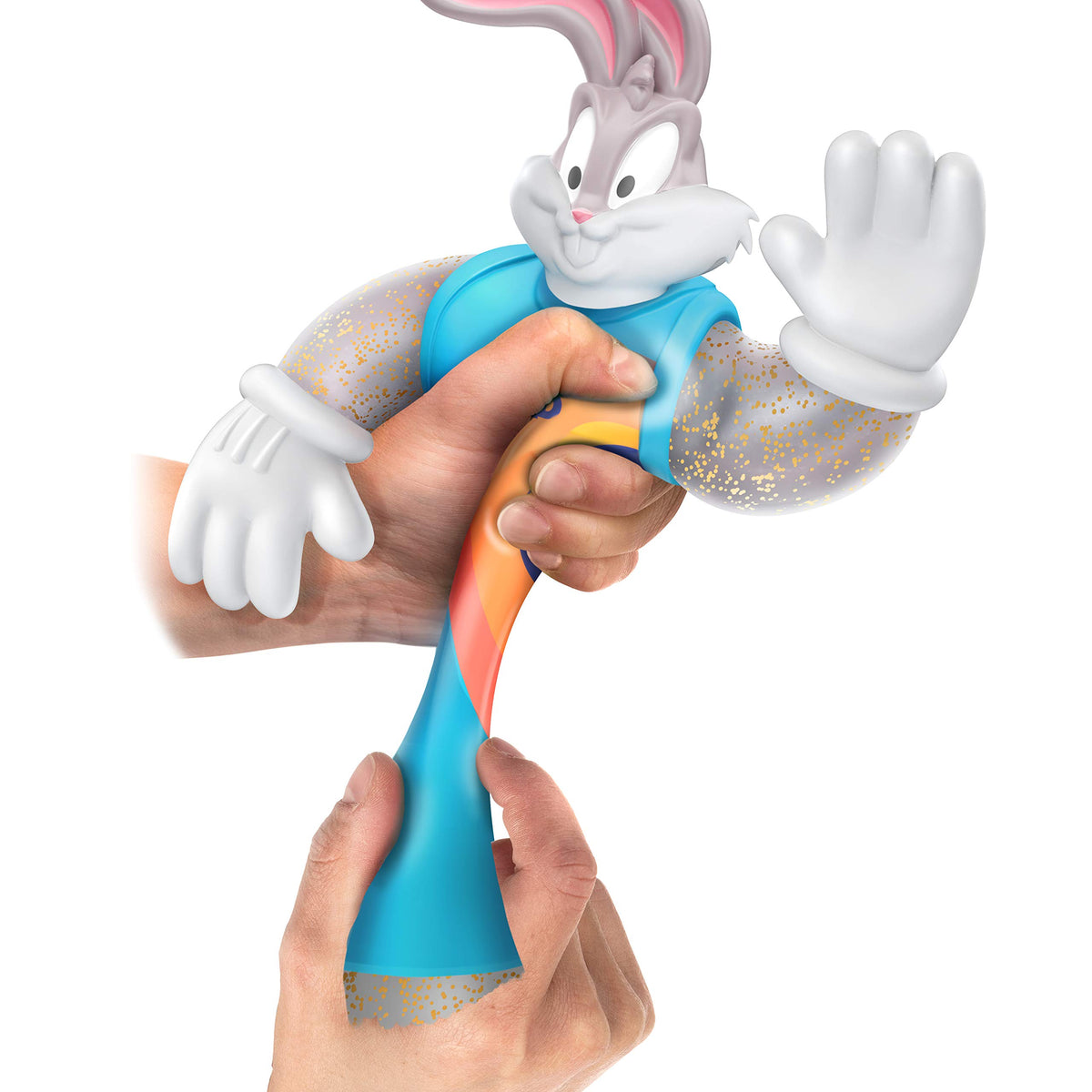 Heroes of Goo JIT Zu - Space Jam: A New Legacy - 5" Stretchy Goo Filled Action Figure - Bugs Bunny, Multicolor
