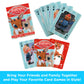 Aquarius Rudolph Playing Cards - Rudolph The Red Nosed Reindeer Deck of Cards for Your Favorite Card Games - Officially Licensed Rudolph Merchandise
