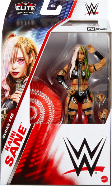 Mattel WWE Elite Action Figure & Accessories, Series #115 6-inch Collectible Kairi Sane with 25 Articulation Points & Swappable Hands