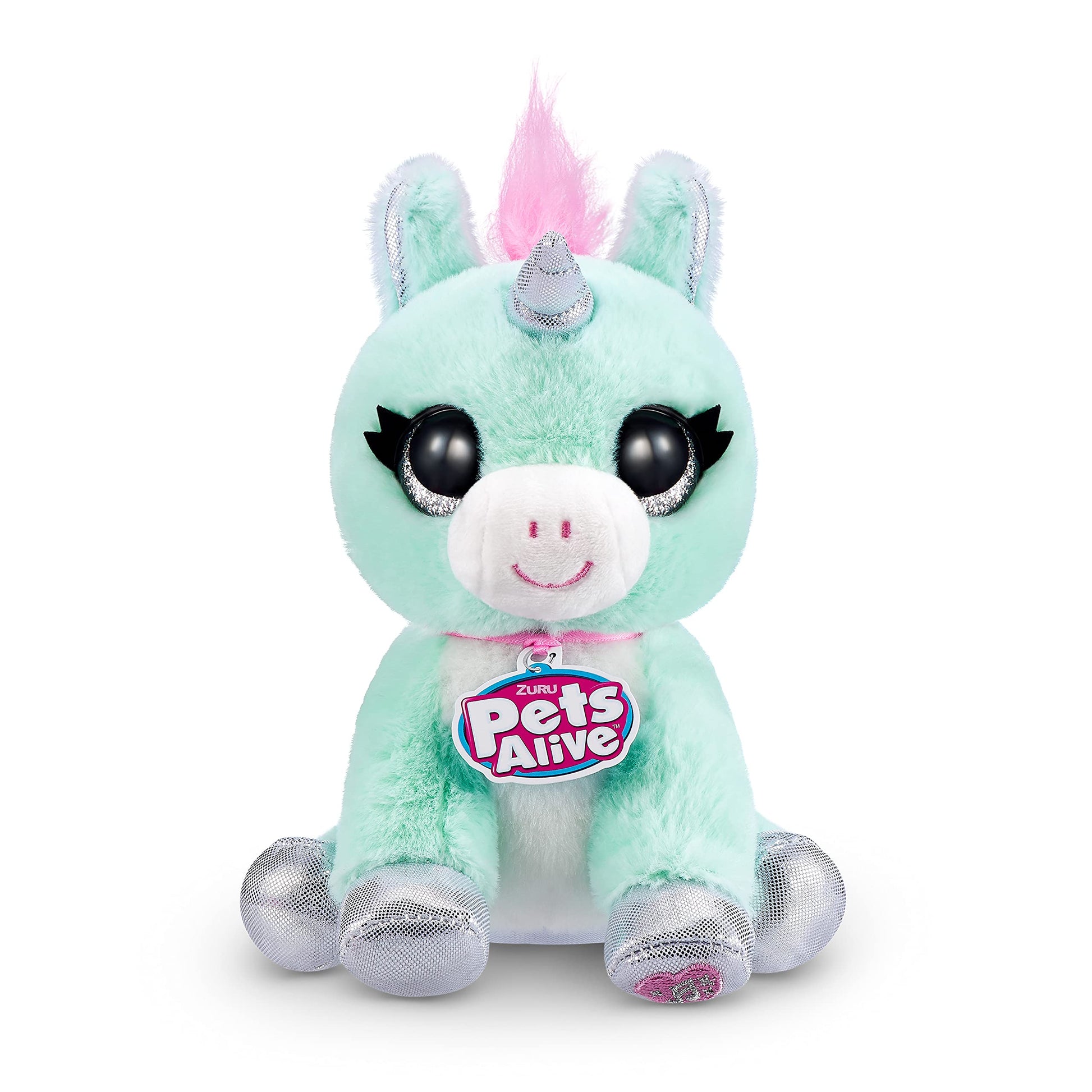 Pets Alive Pet Shop Surprise Unicorn Toys by ZURU - Interactive with Electronic 'Speak & Repeat' Animal Playset Unicorn Gifts for Girls and Kids