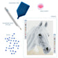DIAMOND DOTZ Arabian Beauty Horse Diamond Painting Kits for Adults - Diamond Art Kits a Relaxing Creative Craft Kit with Dotz Gems 12.2"x16.1"