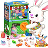 24Pcs Prefilled Easter Eggs Mini Vending Machine Easter Basket Stuffers Fillers Capsule Toy with Dragon Eggs & Articulated Animals, Easter Egg Hunt