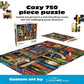 Buffalo Games Charles Wysocki, Frederick the Literate, 750 Piece Cat Puzzle