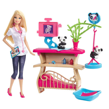 Mattel Barbie Careers Panda Caretaker Playset