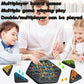Chess Game, 2 to 4 Players Chain Chess Desktop Puzzle Interactive Game for Kids, Rubber Band Board Game for Family Funand Strategy Play