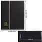 60 Pockets Currency Album - Banknotes Collecting Holder Leatherette Hard Cover Storage Book with Protective Case for Paper Folding Money Dollars Bills