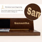 WE Games Custom Engraved Wooden Cribbage Game Set Walnut Stain, Continuous 3 Track for 2-3 Players, Travel Cribbage Board with Card Storage, Classic