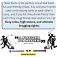 Beer Darts - Party Game Great for Getting Parties Started - Play with Any Canned Beverage