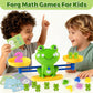 ISMETACU Frog Balance Math Toy for Preschool - Cool Counting Manipulatives and STEM Learning Materials for Kids Ages 5-7, Fun Number Match Activity