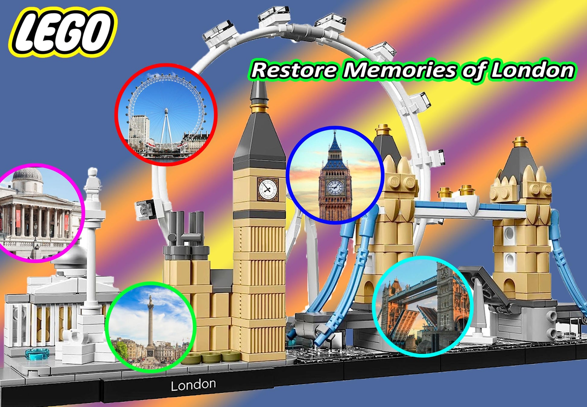 LEGO Architecture 21034 London Skyline Collection（468 Pieces