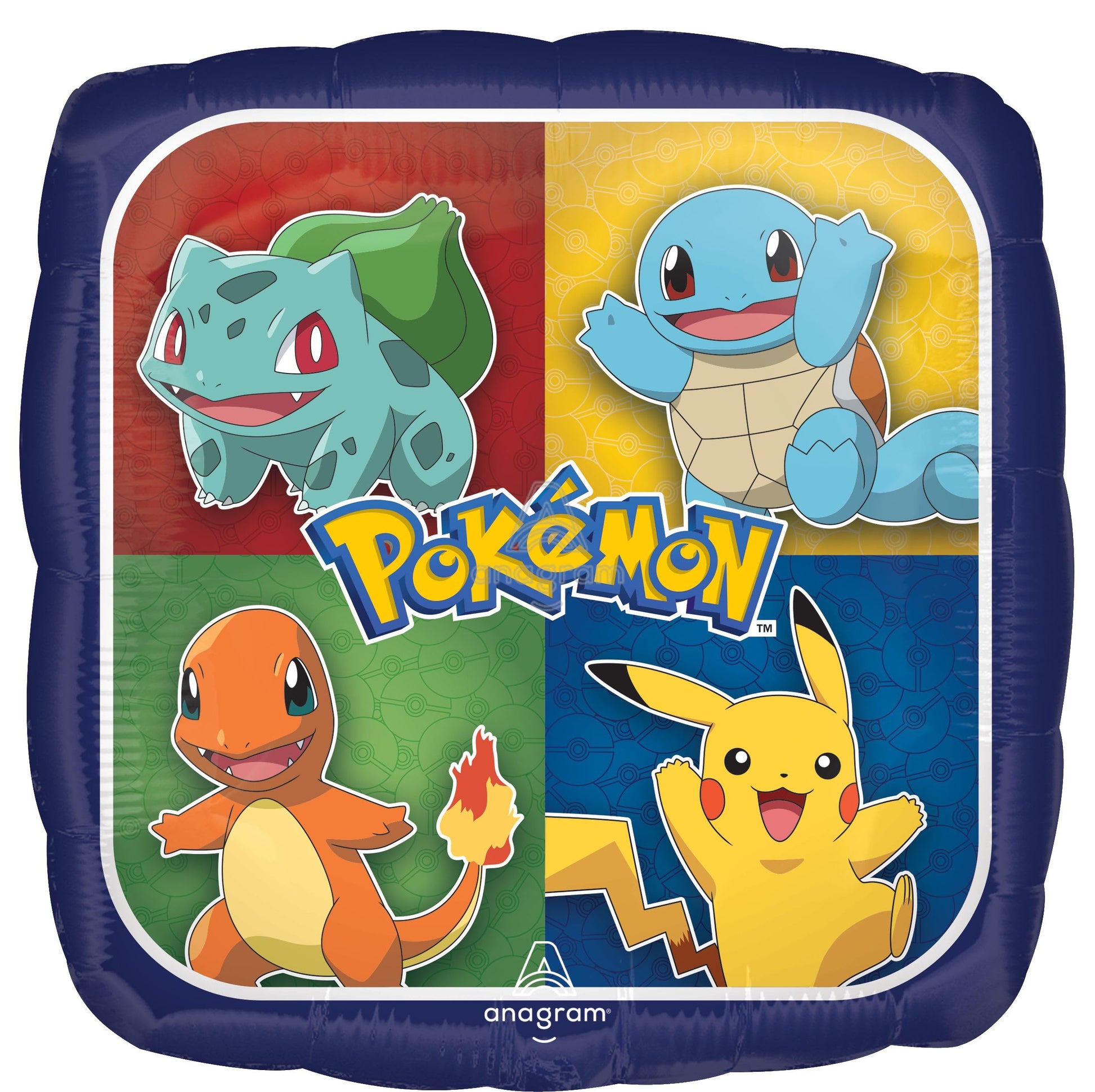 Anagram Pokémon Foil Balloon Bouquet 5 Piece Set - Perfect for Kids’ Birthdays and Themed Parties