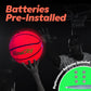 GlowCity Glow in The Dark Basketball - Size 7 Light Up Ball for Teen Boys Gifts, Adults - Red Glow for Outdoor Games - Sports Birthday Gift Ideas