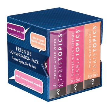 TableTopics Friends Conversation Pack Card Game - 120 Fun Conversation Starter Cards for Adult Parties, Friends’ Game Nights, or Girls’ Nights