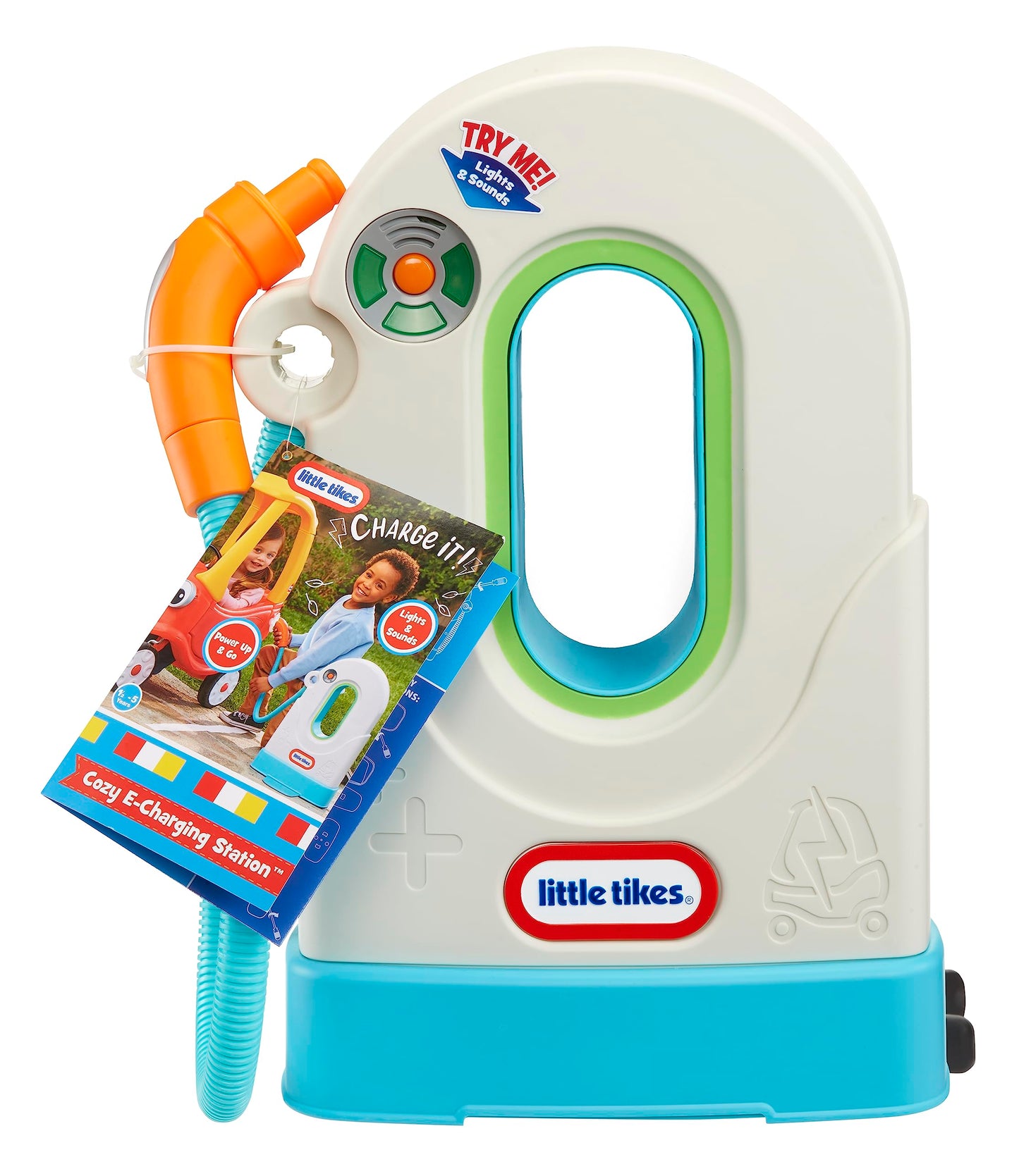 Little Tikes Cozy E-Charging Station with Interactive Lights, Sounds for Pretend Play for Kids, Children, Toddlers, Girls, Boys Ages 18 Months-5 Years