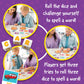 Peaceable Kingdom Alphabet Soup Spelling Game - Educational Boardgame for Kids Aged 3 and Up - Preschool Learning Activities - Kindergarten Learning
