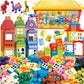 Liberty Imports Big Building Blocks 166 Pieces with Storage Organizer Box, Large Bricks Set Educational Learning Classic Construction Toy Set