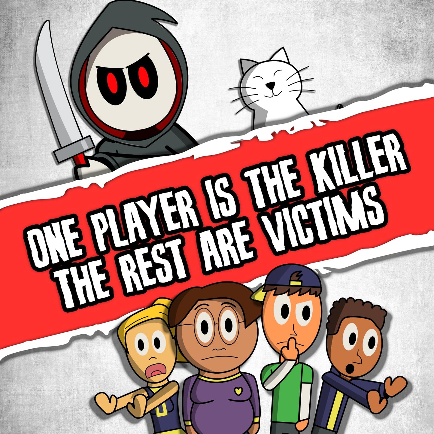 Don't Get Stabbed!: The Party Game Where You Get to Kill Your Family and Friends (for Pretend). Exciting Card Game for Adults and Horror Gift