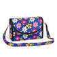 fash n kolor Baby Doll Double Stroller | Flower Design Easy Fold Double Stroller for Twin Dolls with Carriage Bag