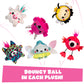 Plush Crush - Series 3 - Puzzle Ball (3-Pack), Surprise Collectible Character Bouncy Ball Plush Toy, Blind Bag by Scentco