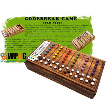Codebreak Game Top Strategy Wooden Board Games for Age 12+ and Adults