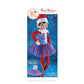 The Elf on The Shelf Claus Couture Plum Party Plum Party Dress Outfit - Festive Elf Girl Christmas Dress - Vintage 2018 Claus Couture Accessory