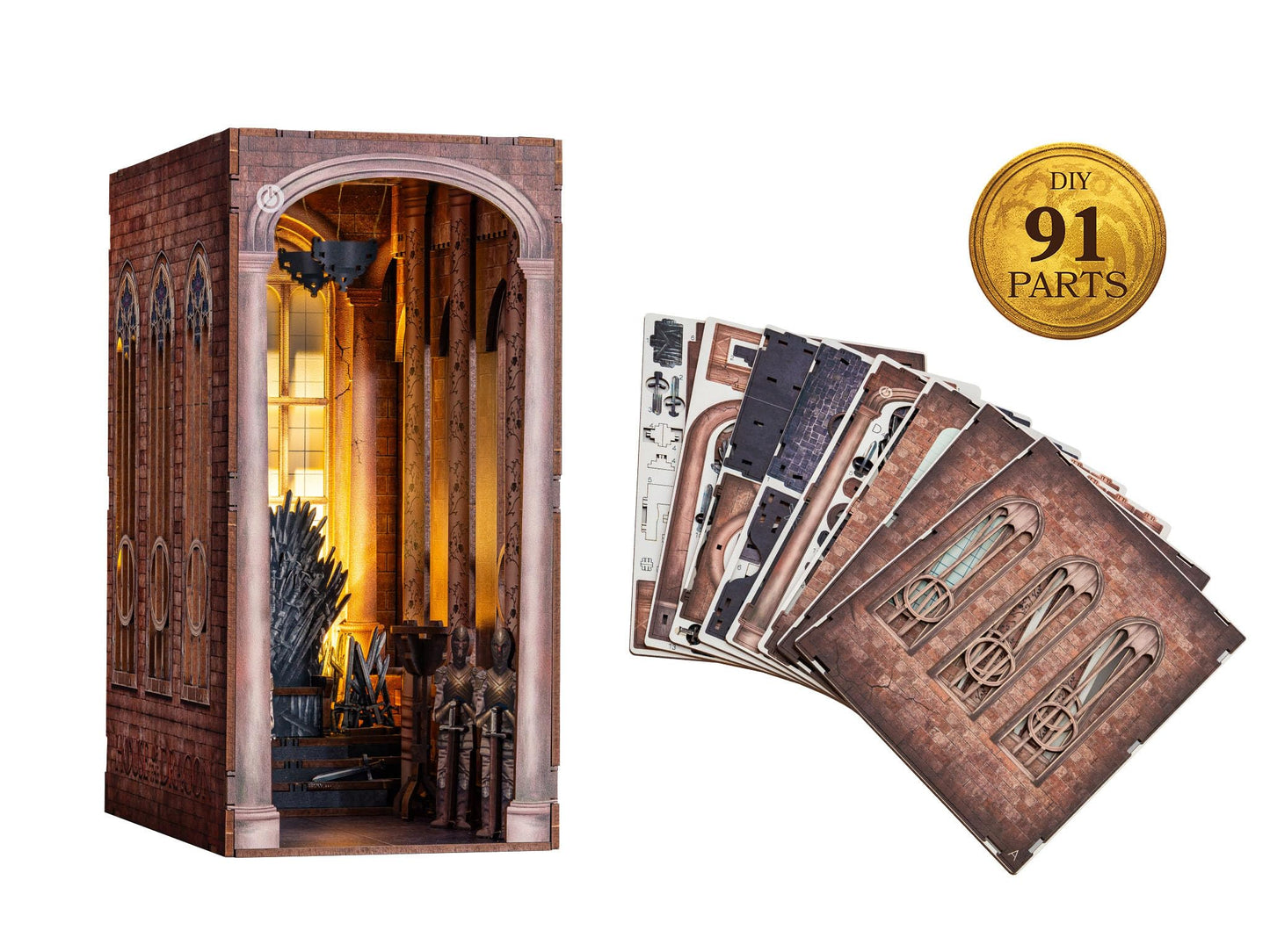 Revell Game of Thrones House of the Dragon Iron Throne 3D Book Nook Kit