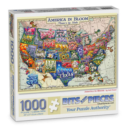 Bits and Pieces America in Bloom Jigsaw Puzzles, 1000, 20"x27"