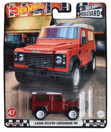 Hot Wheels Land Rover Defender 90, Boulevard [red]