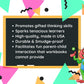 TestingMom.com Gifted Learning Flash Cards Bundle - Educational Flash Cards for 6-8 Years - Knowledge, Spatial Concepts, Following Directions and Math