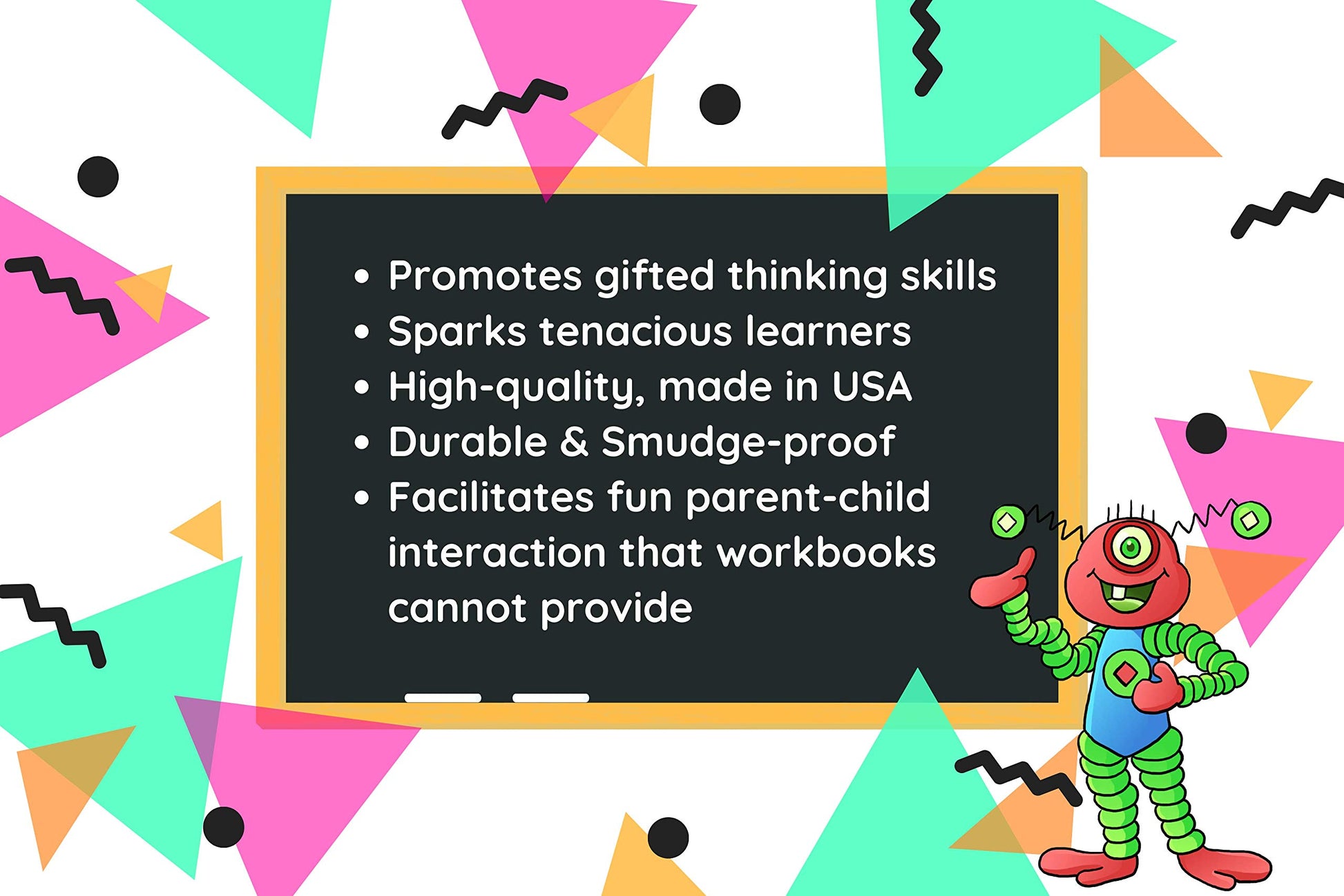 TestingMom.com Gifted Learning Flash Cards Bundle - Educational Flash Cards for 6-8 Years - Knowledge, Spatial Concepts, Following Directions and Math