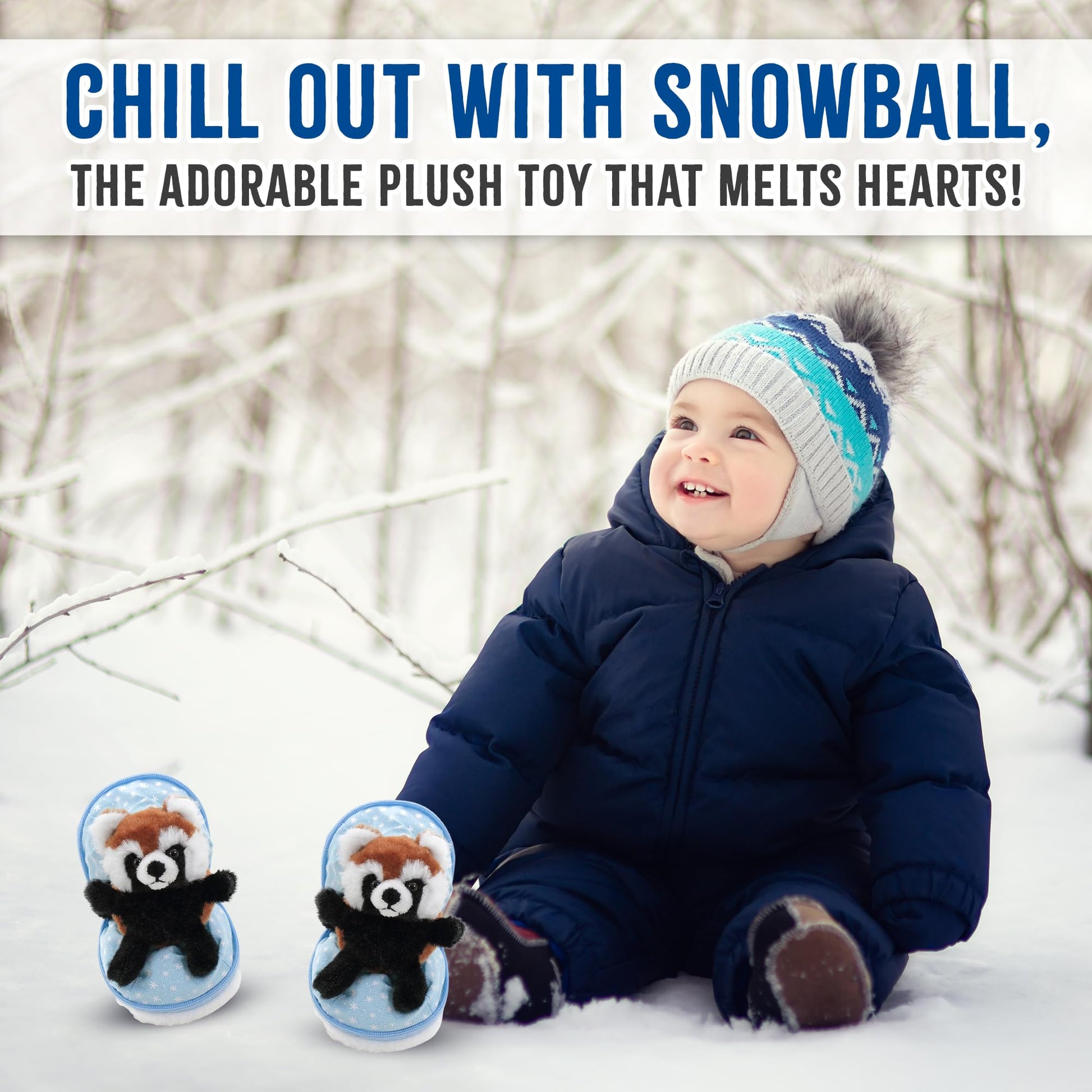 Made By Aliens Snowball Zip up Surprise Egg Stuffed Animal - 6 inch - Cute and Soft Plush Toy Assortment for Friends Family All Ages - Spring Holidays