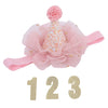 LINLULU Mini Birthday Hat Headband - First Birthday Hairband, 1st to 3rd Birthday Hat Headband, Newborn Headbands for Girls, Pet BirthdayHat