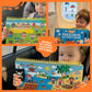 Stick4Ever Preschool Activity Book - Reusable Sticker Book for Toddlers 2-4 Years - Mess-Free Educational Travel Activity for Kids, Boys & Girls - No