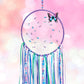 Make It Real: DIY Dreamcatcher - Purple Pink Blue Butterfly, 175 Piece All-in-One DIY Kit, Tweens & Girls, Bedroom Décor, Arts & Crafts, Make