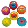 Fun Express 8 1/2" Inflatable Sesame Street Character Rubber Playground Balls - 6 Pieces