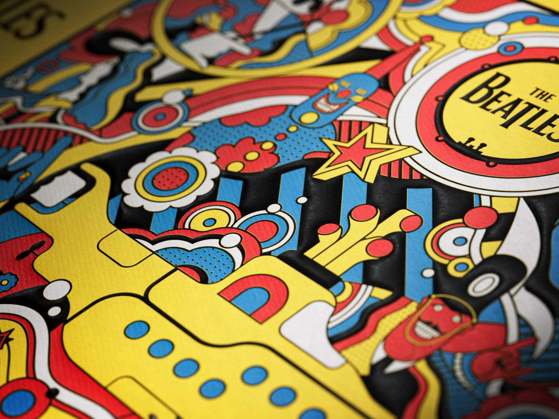 theory11 Beatles Yellow Submarine 1000 Piece Jigsaw Puzzle | Officially Licensed Beatles Merchandise | Premium Collector's Edition | Inspired by 1968
