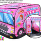 Kiddie Play Pop Up Play Tent for Kids Ice Cream Truck Playhouse