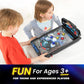 New Era Pinball Game Black - Interactive Tabletop or Floor Arcade Pinball Machine for Kids & Adults - LED Scoring, Lights & Sounds, Fast & Fun 3-Ball