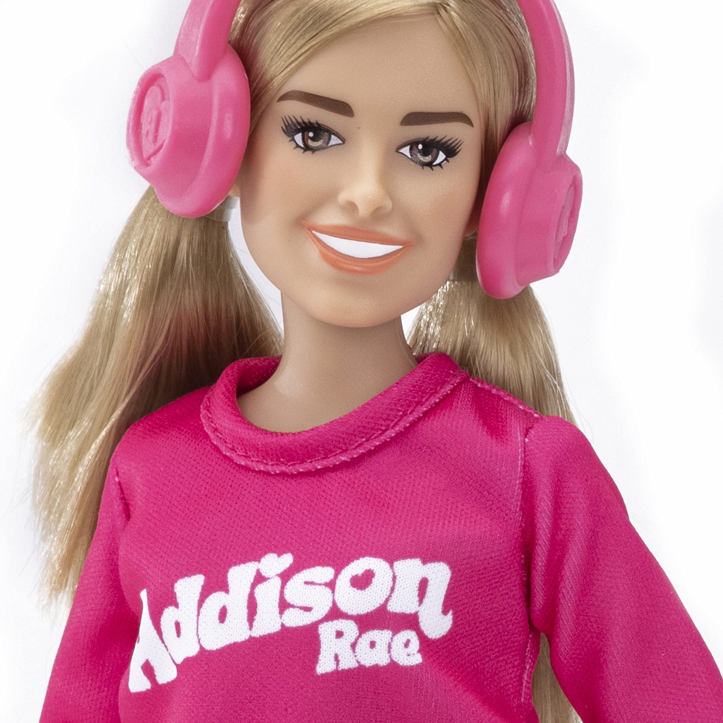 Addison Rae Fashion Doll - Comfy; Trendsetting Style; Contains 11” Doll and Accessories, Including Headphones, Tablet, and Sneakers